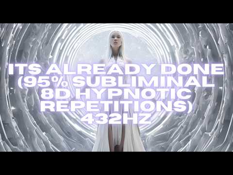 [WARNING EXTREMELY POWERFUL] IT'S ALREADY DONE (95% SUBLIMINAL 8D HYPNOTIC REPETITIONS) 432HZ