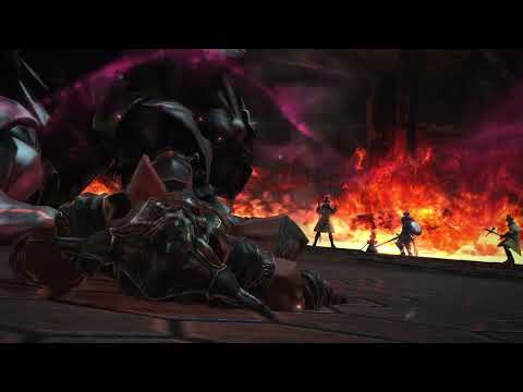 FFXIV: Leveling Paladin to 58 via The Porta Decumana duty, job quests and duty roulette.