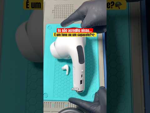 Esse fone de ouvido é gigante #tecnologia #entretenimento #assistenciatecnica #fonedeouvido