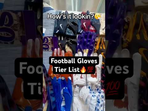 Football Gloves Tier List
