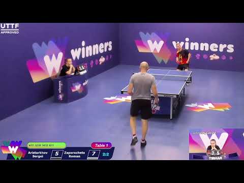 WINners CUP table 1  29.11 Aristarkhov Sergei - Zaporozhets Roman 18:30