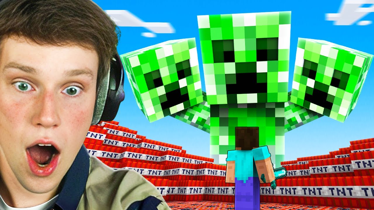 Minecraft, But The World is TNT!