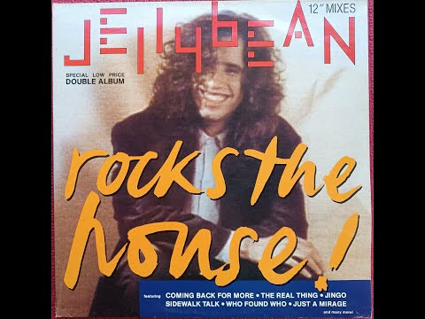 Jellybean - Rocks The House! 12'' Mixes Vinyle  Face A The Real Thing, Coming Back For More, Jingo.