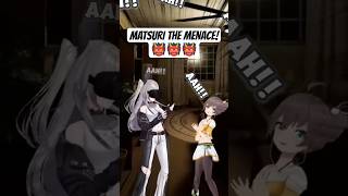MATSURI KEEPS MESSING WITH RIONA! #vtuber #hololive #ホロライブ  #vtuberclips #riona #リオNOW #shorts