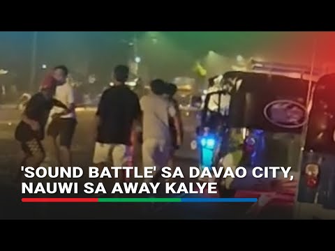 'Sound Battle' sa Davao City, nauwi sa away kalye ABS-CBN News