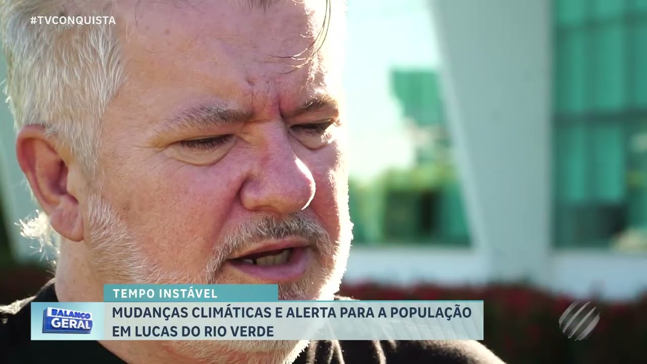 Mudança no clima em Lucas do Rio Verde: previsão indica chuva e alerta da Defesa Civil