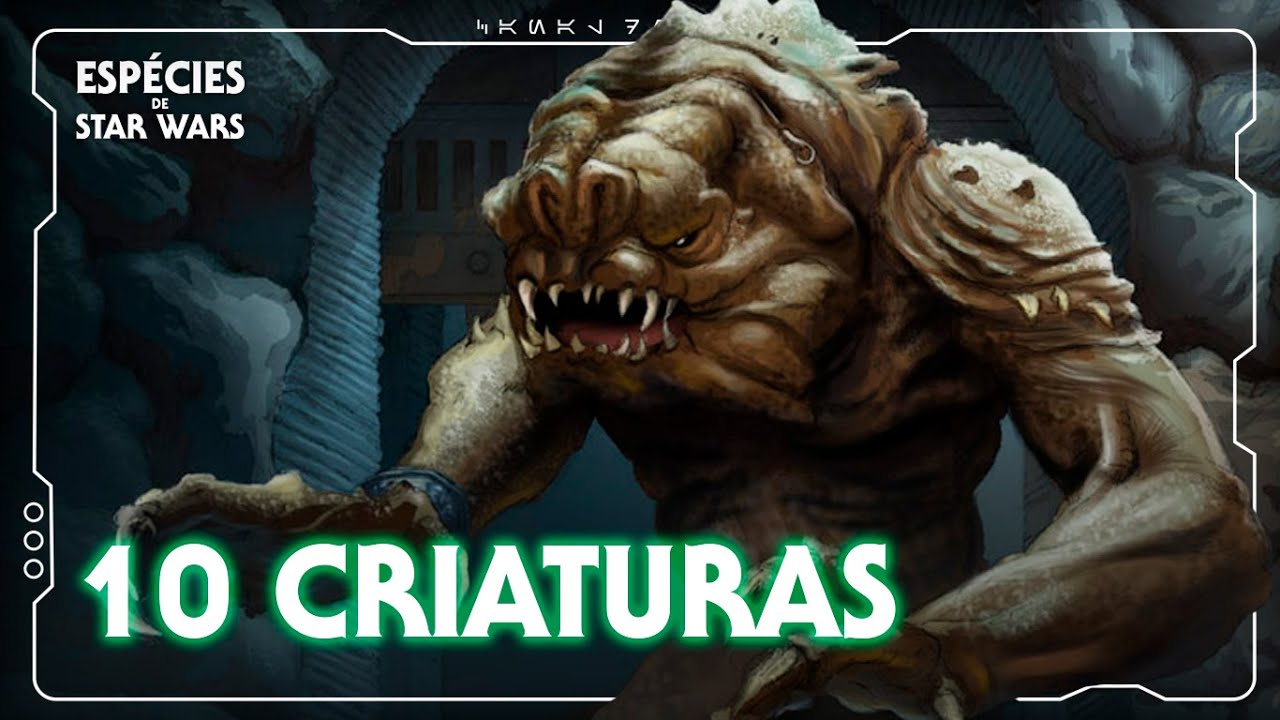 10 CRIATURAS MAIS PERIGOSAS DE STAR WARS! | ESPÉCIES | Canal do Mando