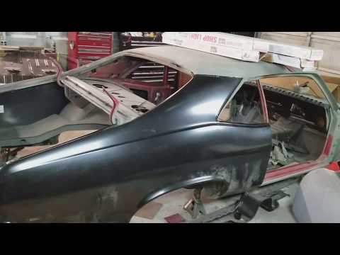 1968 Nova quarter panel install video #3 of 4