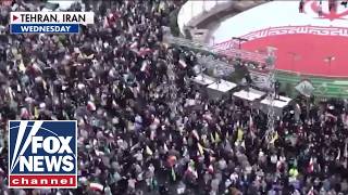Iranian leader mocks US as THOUSANDS rally against blockade