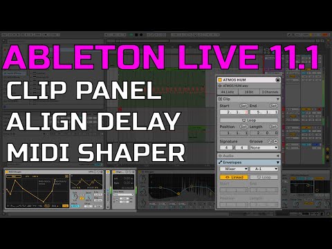 Daily Decibel 109 - Align Delay and MIDI Shaper - Ableton Live 11.1 Public Beta