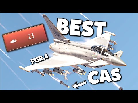 Eurofighter INSANE 25 KILL GAME - Best CAS Plane | War Thunder GRB gameplay