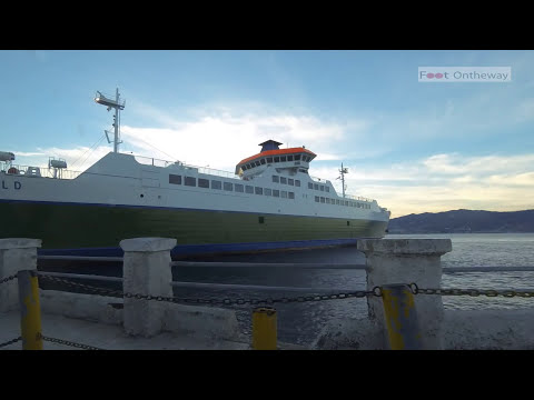 Traghetto Stretto di Messina Time Lapse - Ferry Boat Sicily to Italy - GoPro HD