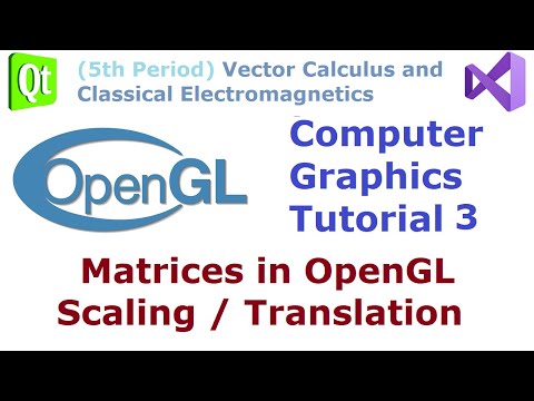 046 - OpenGL Graphics Tutorial 3 - Translation and Scaling Matrices