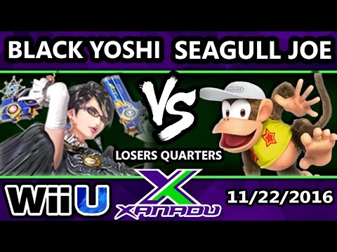 S@X 177 - Black Yoshi (Bayonetta) Vs. Seagull Joe (Diddy Kong) - SSB4 Losers Quarters - Smash 4
