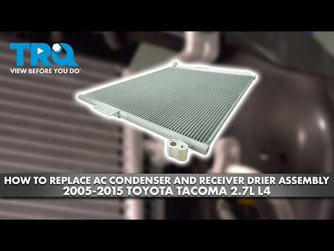 How to replace AC Condenser and Receiver Drier Assembly 2005-2015 Toyota Tacoma 2.7L L4
