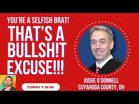 THAT'S A BULLSH!T EXCUSE! You're a selfish brat! Epic Judge Smackdown for ODing on m*th