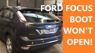 08 Ford Focus Boot won