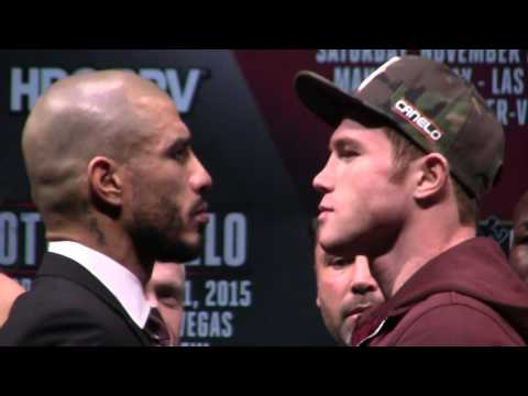 Canelo Saul Alvarez vs Miguel Cotto - FACE OFF!