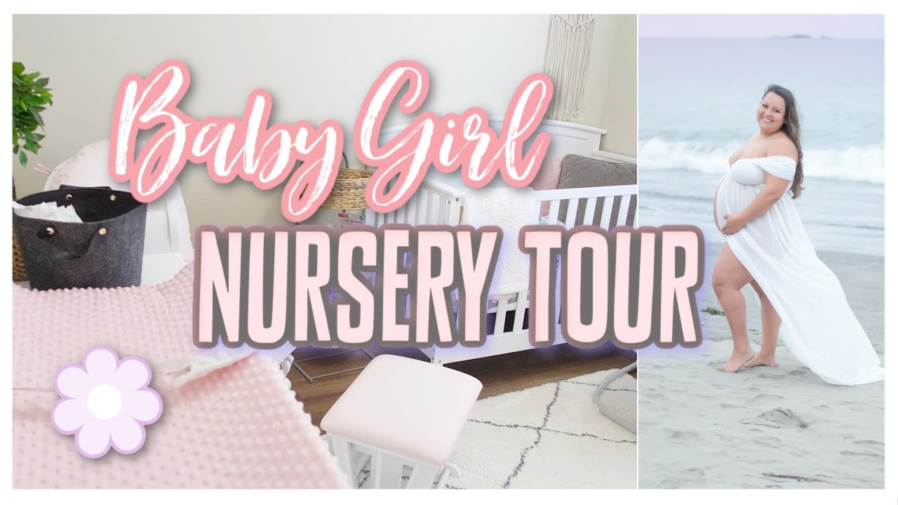 BABY GIRL NURSERY TOUR | Simple, pink, minimal nursery | Karla's Sweet Life