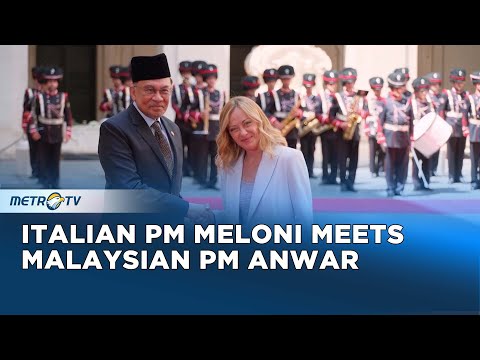 Meloni Meets Anwar in Rome to Boost Italy-Malaysia Trade