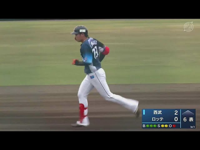 【ファーム】ライオンズ・高木渉が左中間スタンドへ届くホームラン!! 2022年4月21日 千葉ロッテマリーンズ 対 埼玉西武ライオンズ