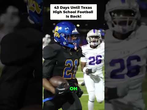 Posting 1 play every day until Texas High School Football is back! 43 Days left!