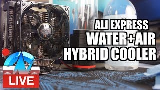 Live: Weird Air+Water Hybrid Cooler from AliExpress - pt. 2!