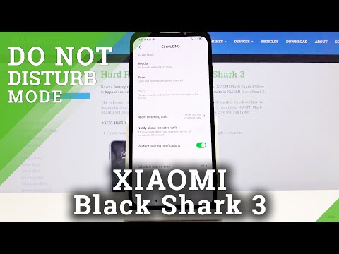 How to Enter DND Mode in XIAOMI Black Shark 3 – Do Not Disturb Feature