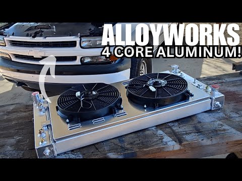 Suburban is WAY Cooler now! Alloyworks 4 Core Aluminum Radiator Install
