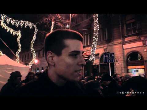 Kopiás Attila Steve - Tüntetés az Operaház előtt - 2012 január 2