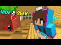 Being Tiny To Cheat In Hide And Seek in Minecraft...