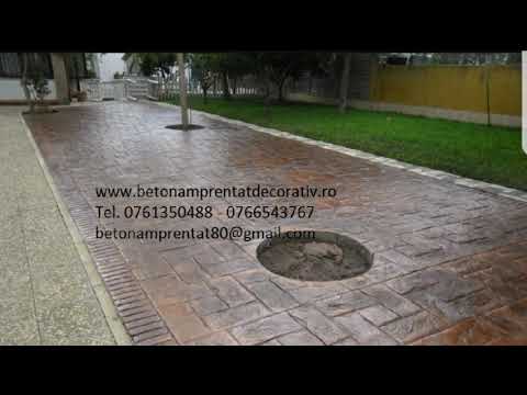 Beton Amprentat Sârbi - Vrancea  Tel.0761350488 -0766543767