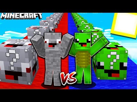 ALPHASTEIN LUCKY BLOCK VS. DENDY LUCKY BLOCK Battle in Minecraft