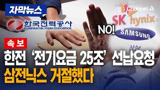 한전 5년치 25조 전기요금 선납해라