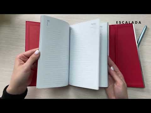 Миниатюра изображения товара Ежедневник Escalada Аппрет / 57083 (красный)