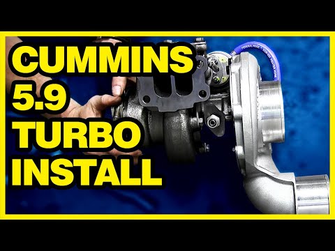 Installing Industrial Injection PhatShaft Turbo on 2005 Dodge Cummins 5.9L w/ Results #diesel #turbo