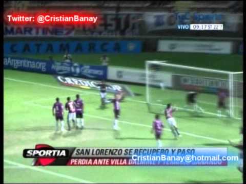 San Lorenzo 2 Villa Dalmine 1 Copa Argentina 2011 Los goles