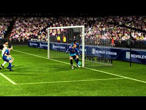 Lucky goal on Corner kick + Hold up - PES 2012