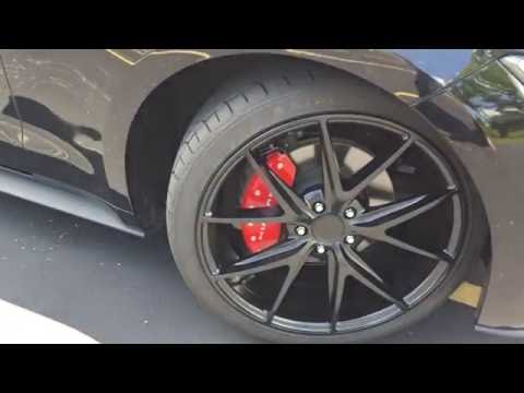 2016 Mustang (Velly) with Niche Misano M117 and Red Caliper covers