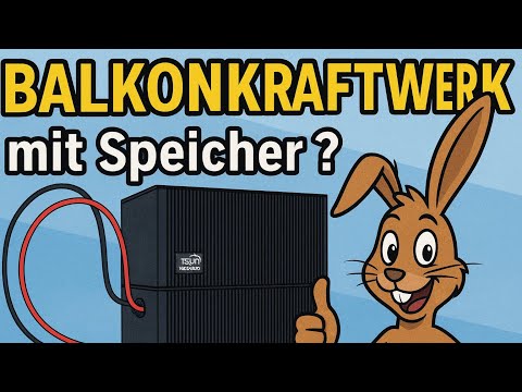 Rabbit Burrow Power | Balcony Power Plant with Storage? TSUN MSU2000 & SolarCan Explained