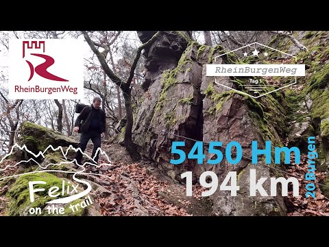 RheinBurgenWeg 1: 19km von Bingen über Trechtingshausen bis Nähe Niederheimbach mit Burg Rheinfels
