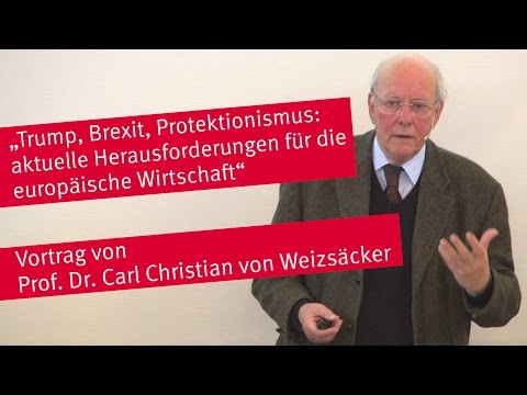 Vortrag „Trump, Brexit, Protektionismus: aktuelle Herausforderungen für die europäische Wirtschaft“ 