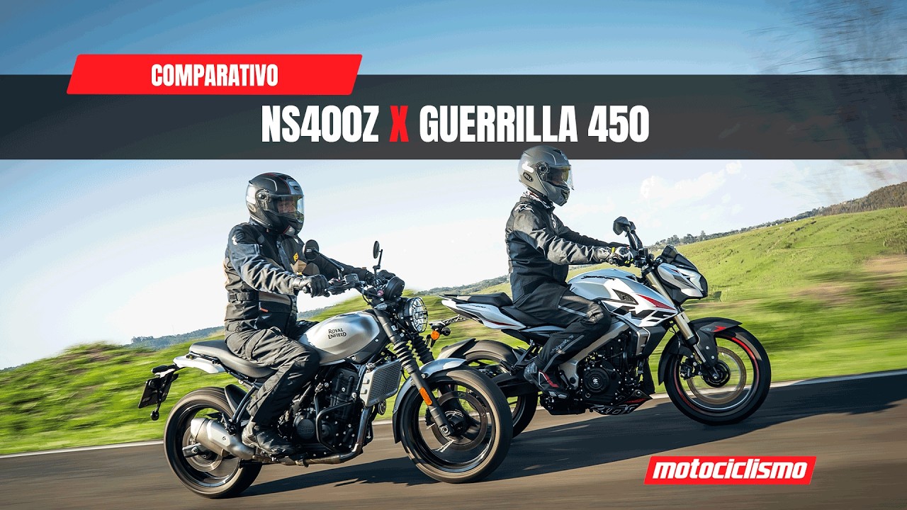 Bajaj Dominar NS400Z vs Royal Enfield Guerrilla 450: qual escolher?