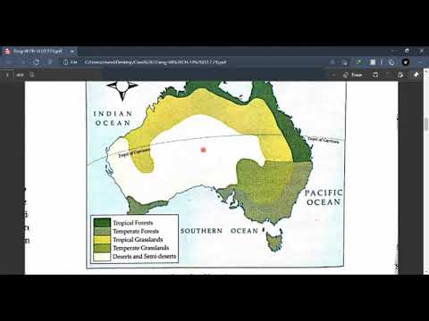What natural vegetation can be found in Australia?