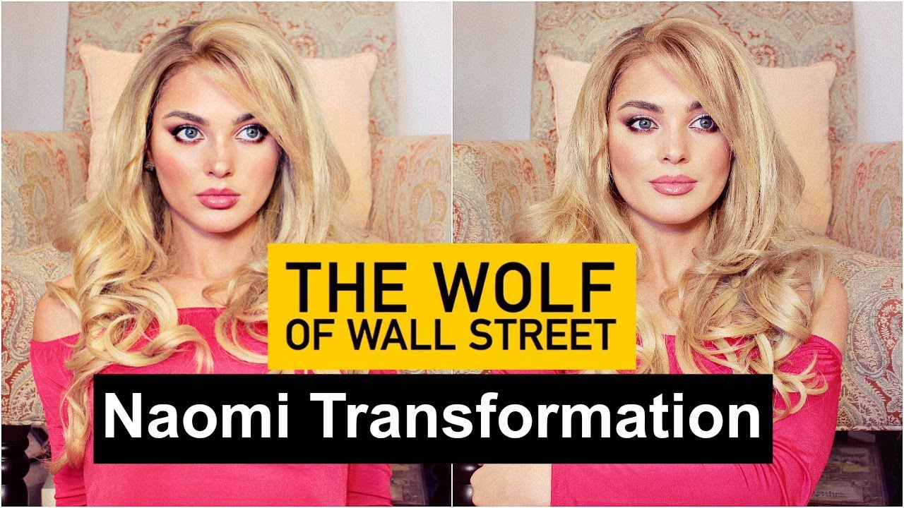 the wolf of wall street | margot robbie as naomi TRANSFORMATION makeup tutorial thumnail