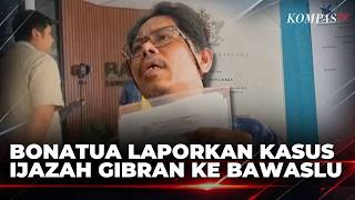 Bawa Bukti Baru, Bonatua Laporkan Kasus Suket Ijazah Wapres Gibran ke Bawaslu | 