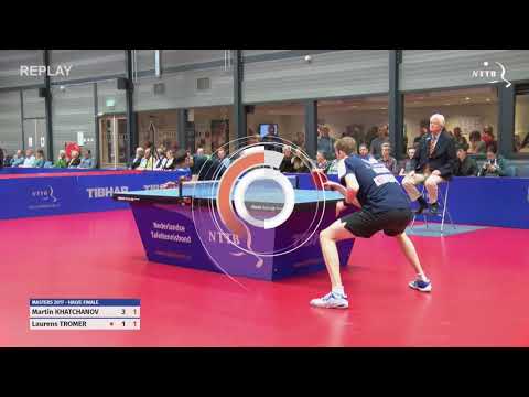 Masters 2017 halve finale: Laurens Tromer - Martin Khatchanov