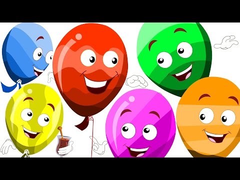 learn colors with balloons | the balloon song | original kids rhymes | colors song | kids tv