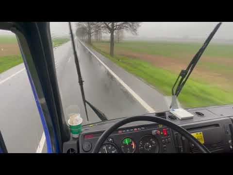 (POV) truck driving Mercedes NG 1628 V8 - B1