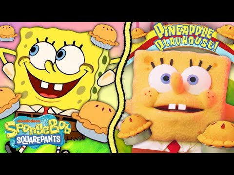 Dying For Pie IRL with Puppets!?| 海綿寶寶 (Dying For Pie IRL with Puppets! ? | SpongeBob)
